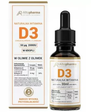 Altopharma Witamina D3 2000 IU w kroplach 30 ml
