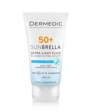 Dermedic Sunbrella Ultralekki krem SPF 50+ skóra tłusta i mieszana, 40 ml