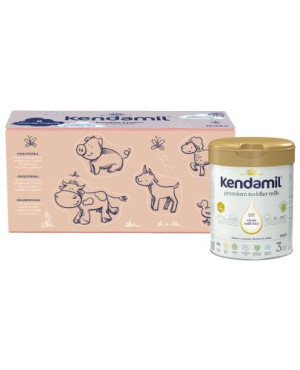 Kendamil Premium 3 HMO+ kreatywne opakowanie, 3 x 800 g