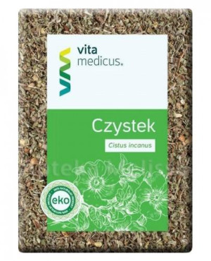 HERBAMEDICUS Czystek zioła - 150 g. Wsparcie odporności.
