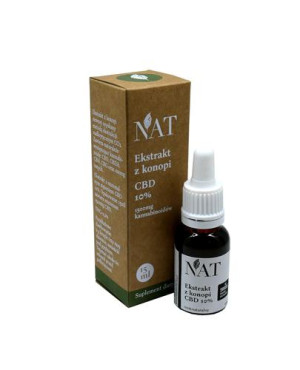NAT Olejek Konopny CBD 10%, 15 ml