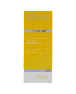 Bielenda Professional SupremeLab, intensywnie odżywczy krem z ceramidami do twarzy na noc, 50 ml