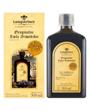 Langsteiner Oryginalne zioła szwedzkie, 500 ml