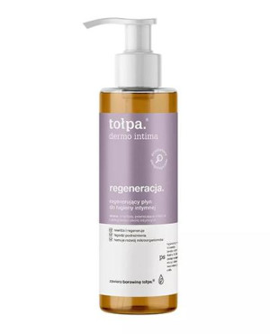 TOŁPA DERMO INTIMA, regenerujący płyn do higieny intymnej, 195 ml
