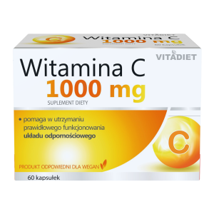 Vitadiet, Witamina C 1000 mg, kapsułki, 60 sztuk