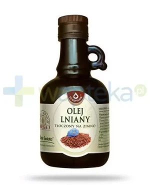 Oleofarm olej lniany tłoczony na zimno, płyn 250 ml