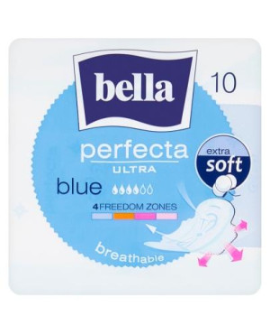 Bella Perfecta Ultra Blue, Podpaski ultracienkie, 10 sztuk