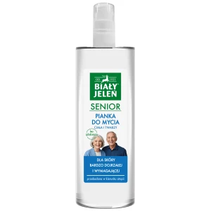 Biały Jeleń, pianka do mycia ciała i twarzy Senior, 400 ml