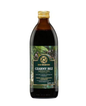 HERBAL MONASTERIUM Sok naturalny z czarnego bzu, 500 ml