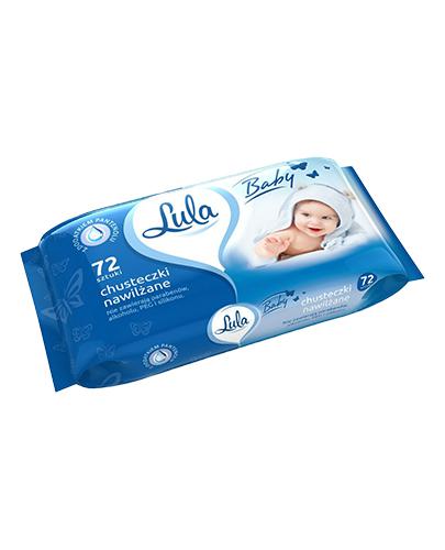 Lula Baby Chusteczki nawilżane z pantenolem, 72 sztuki