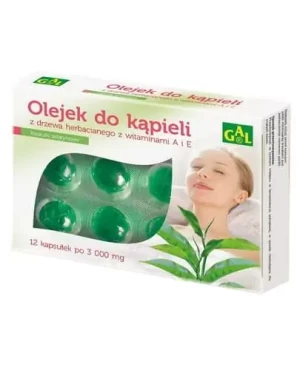 GAL olejek do kąpieli z drzewa herbacianego z witaminą A i E 12 sztuk