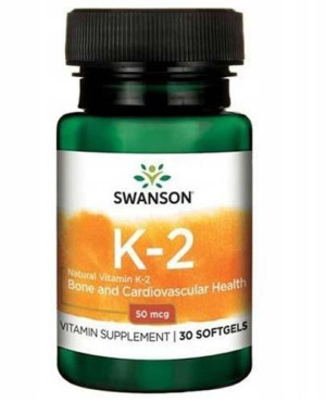 SWANSON Witamina K2 50 mcg - 30 kaps.