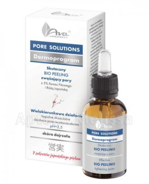 Ava Laboratorium PORE SOLUTIONS BIO Peeling zwężający pory - 30 ml