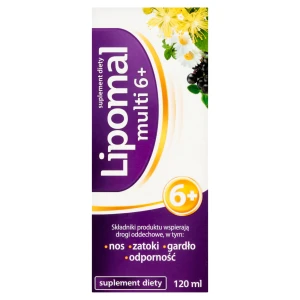 Lipomal multi 6+, płyn, 120 ml