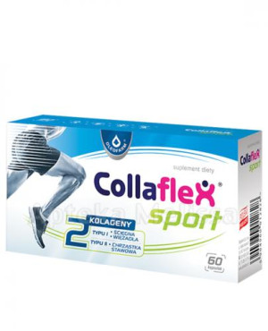 Collaflex Sport, kolagen typu I i II, kapsułki, 60 sztuk