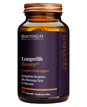 Doctor Life Longerlife Booster, 60 kaps., cena, wskazania, opinie