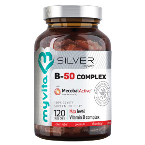 MYVITA SILVER Witamina B-50 Complex, kapsułki, 120 sztuk