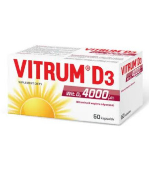Vitrum D3 4000 j.m., kapsułki, 60 sztuk