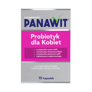 Panawit, Probiotyk dla Kobiet, kapsułki, 15 sztuk