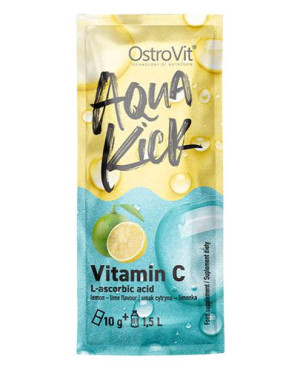 OstroVit Aqua Kick Vitamin C cytrynowo-limonkowy - 10 g - cena, opinie, składniki