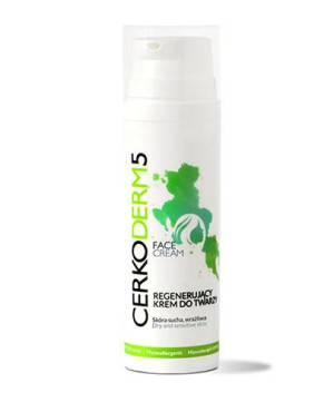 CERKODERM 5 Regenerujący krem do twarzy - 50 ml