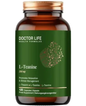 Doctor Life, L-Teanine 200 mg, 120 kapsułek