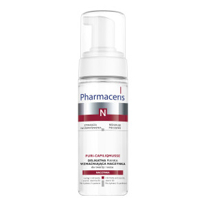 Pharmaceris N Puri-Capiliqmusse, delikatna pianka wzmacniająca naczynka, do mycia twarzy i oczu, 150 ml