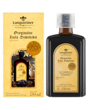 Langsteiner, Oryginalne zioła szwedzkie, 250 ml