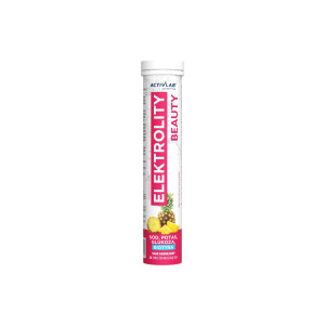 Activlab Pharma Elektrolity Beauty, smak ananasowy, tabletki musujące, 20 sztuk