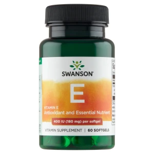 SWANSON Witamina E 400IU, 60 kapsułek