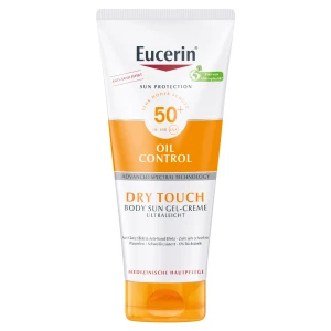 Eucerin Sun Protection Oil Control, Żel-krem do ciała ochronny ultralekki SPF 50+, 200 ml