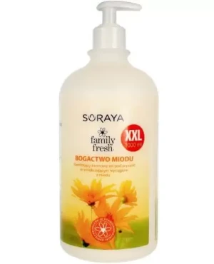 Family Fresh nawilżający kremowy żel pod prysznic ze zmiękczającym wyciągiem z miodu Bogactwo miodu 1000 ml