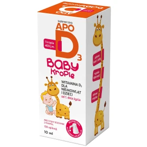 ApoD3 Baby Krople 400 j.m., 10 ml