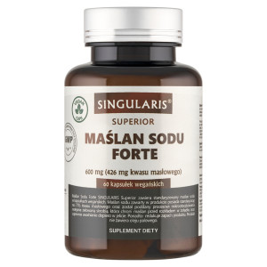 Singularis Maślan Sodu Forte 600 mg, kapsułki, 60 sztuk