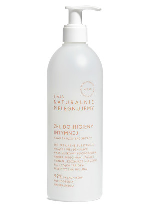 Ziaja Naturalnie Pielęgnujemy Żel do higieny intymnej nawilżająco - łagodzący, 400 ml