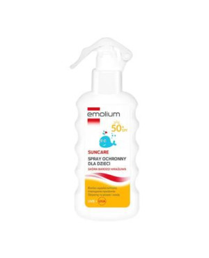 Emolium Suncare, ochronny spray dla dzieci SPF 50+, 175 ml