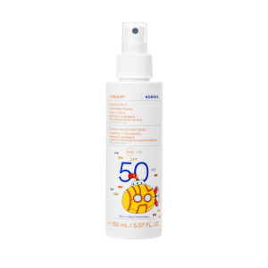 Korres Yoghurt Kids, emulsja ochronna do ciała i twarzy SPF50 w sprayu dla dzieci, 150 ml