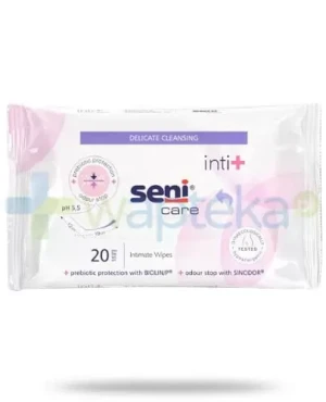 Seni Care Inti+ chusteczki nasączane do higieny intymnej 20 sztuk