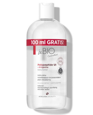 BeBio Ageless Beauty, Płyn micelarny naturalny nawilżająco-oczyszczający, 500 ml