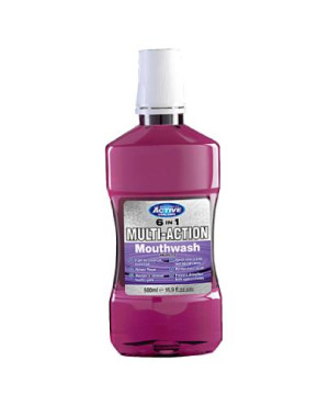 Beauty Formulas Multi-Action, Płyn do płukania jamy ustnej 6w1, 500 ml