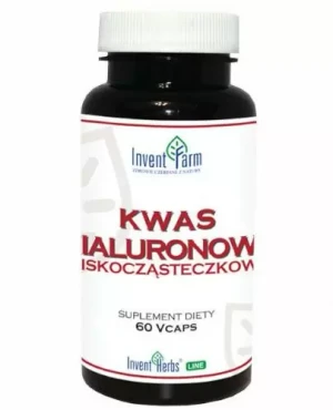 Invent Farm Kwas Hialuronowy niskocząsteczkowy 60 kapsułek