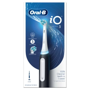 Oral-B iO 3 Black Szczoteczka elektryczna, 1 sztuka
