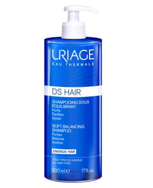 Uriage DS Hair Delikatny szampon regulujący, 500 ml