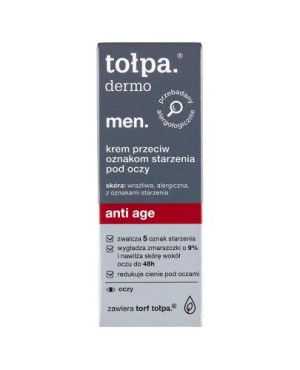 Tołpa Dermo Men Anti Age Krem przeciw oznakom starzenia pod oczy, 10 ml