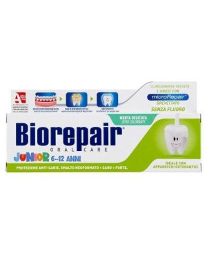 Biorepair Junior 6-12 pasta do zębów, 75 ml