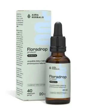 Aura Herbals, Floradrop Protect Probiotyk, krople doustne, 20 ml