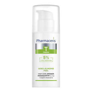 Pharmaceris T Sebo-Almond Peel krem z 5% kwasem migdałowym na noc 1 stopień złuszczania 50 ml