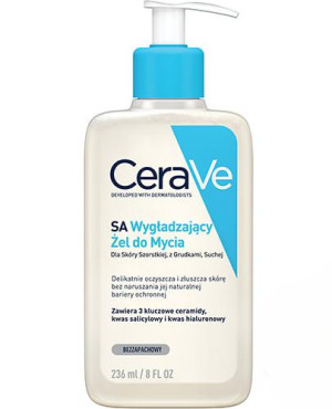 CeraVe SA, wygładzający żel do mycia, 236 ml