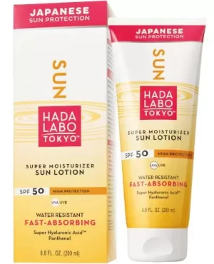 Hada Lada Tokyo Sun, wodoodporna nawilżająca emulsja do opalania SPF 50, 200 ml