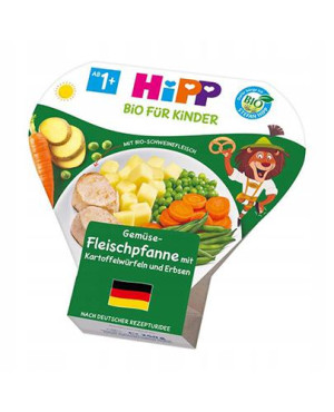 HiPP Jarzynki z ziemniaczkami i delikatnym schabem BIO, 250 g, cena, opinie, skład
